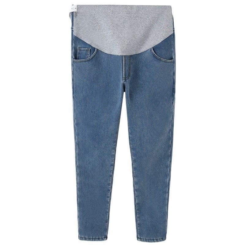 加肥加大码孕妇牛仔裤九分裤小直筒长裤宽松哈伦裤子秋冬加绒新款,淘宝优惠券,粉丝福利购,淘宝优惠卷
