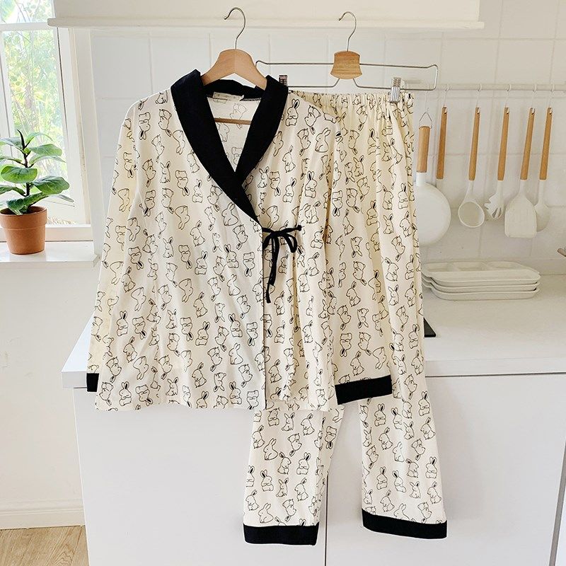 纯棉月子服春秋产后产妇孕妇睡衣哺乳9月份8夏季薄款喂奶大码住院,淘宝优惠券,粉丝福利购,淘宝优惠卷