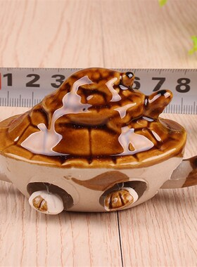 摇头件瓷家龟小神龟鱼缸装饰乌居动物摆陶儿童礼物