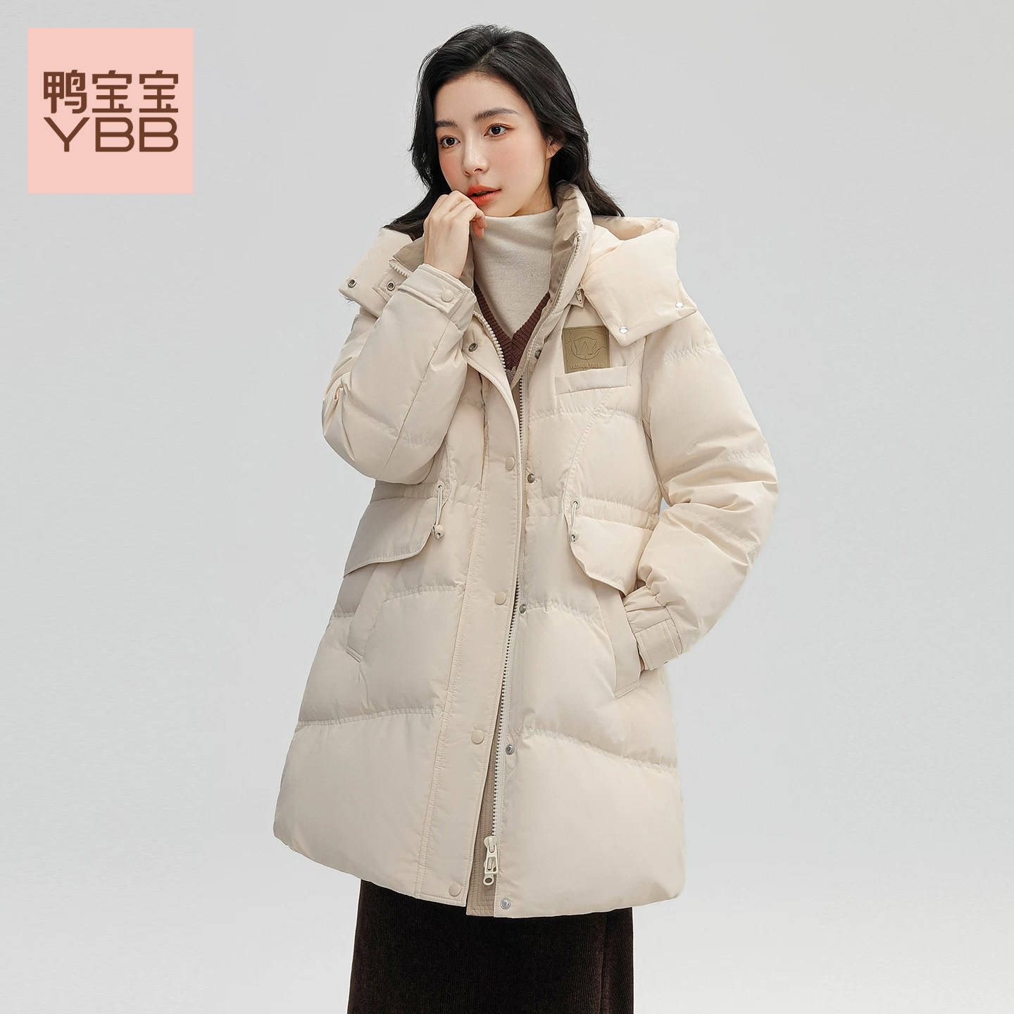叠加礼金199！鸭宝宝2026冬新款女士羽绒服