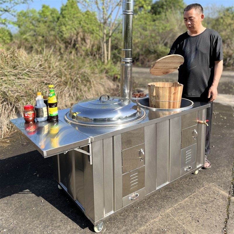 柴火灶家用农村烧木柴无烟大锅台特厚户外土灶移动火炉,淘宝优惠券,粉丝福利购,淘宝优惠卷