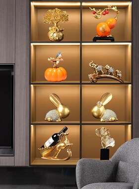 装饰品摆高轻奢件档客厅摆设电档柜玄关高端大气上视次