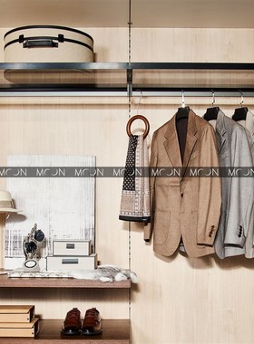 OON慕空间样板房衣帽间收纳盒半月盒摆件家居展厅装饰品摆设道具