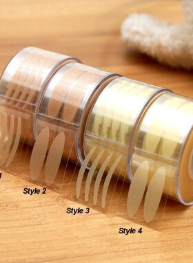 600pcs Eye Lift Strips Double Eyelid Tape Clear Gray Eyelid