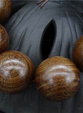 天然金丝檀木佛珠25mm檀木手串手珠红木 念珠手串手链 男女款手链