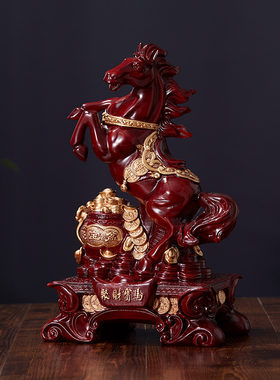 马摆件关厅玄客桌马装饰品招财面到成功摆设