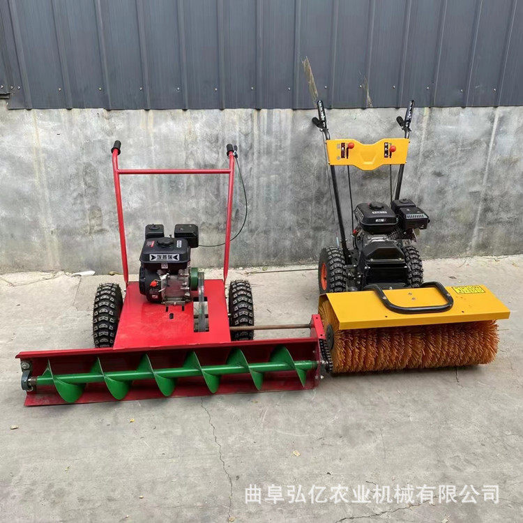 手推毛刷汽油扫雪机道路除尘吹风机东北鱼塘抛雪机物业清扫除雪机,淘宝优惠券,粉丝福利购,淘宝优惠卷