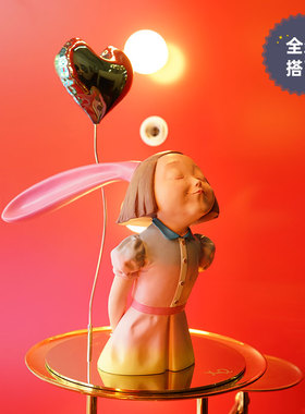 向京《我看到了幸福》现创意雕塑桌面可爱摆件结婚礼品