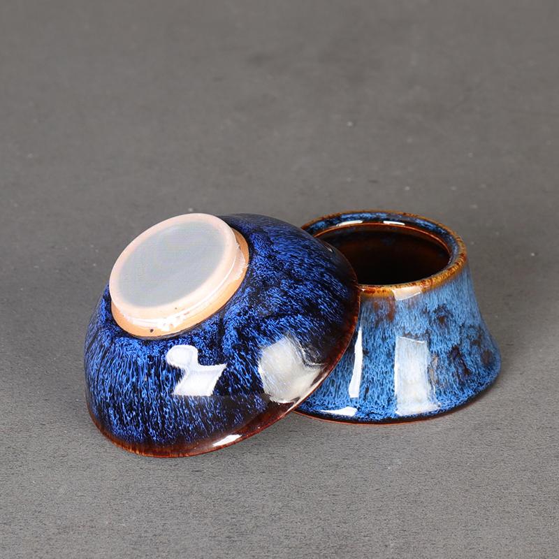 窑变公道杯茶漏一体陶瓷家用办公功夫茶具配件分茶器茶道茶海过滤 - 图1