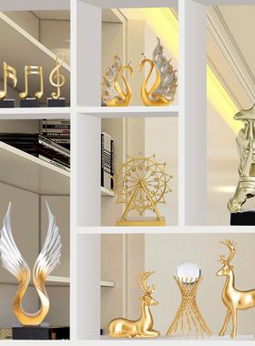 创意摆件家居装饰品客厅玄关轻奢高档现简约小房间高端大气