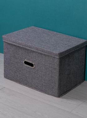 样板房衣帽间摆设收纳箱有盖可折叠整理箱物储物箱衣柜收纳盒摆件