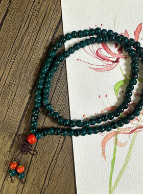 叠戴巨好看的手链小众古风民族风陶瓷手链冷门设计感手串新款精致