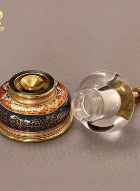 桌面舍利塔塔装舍利子宝瓶嘎乌瓶佛塔装藏摆件