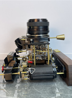 空间爆炸真工别解拆墅摆件老机匠手立体古董