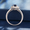 Private Jewelry Royal Blue Sapphire Diamond Ring Customization