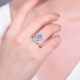 Santa Maria Aquamarine 18K Gold Custom Ring