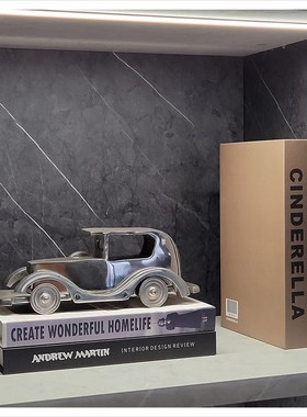 简约样板间客厅现软装摆件家居饰品沙漏书挡装饰画组合ZH97