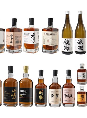 样板房酒店销售部酒吧假酒道具装饰品忌清酒瓶外国酒摄影