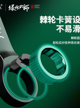 绿林大师棘轮扳手快速梅花自动双向两用开口快轮小省力工业级套装