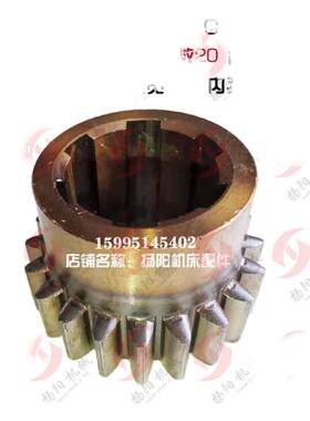 天水机床厂CW61100/CW61125 齿轮2051齿数20/M5 床头箱齿 孔60/70