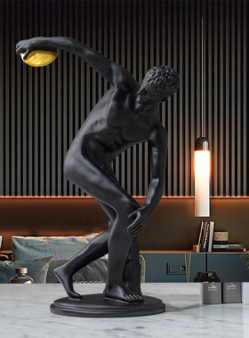 掷铁饼者人物雕塑摆件艺术品软装饰品书桌摆设开业礼品