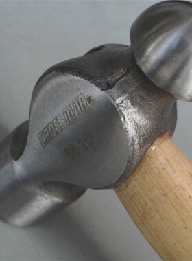 进口工具CROSSMAN美国十字牌圆头锤胡桃木柄奶子锤家用工业级锤子