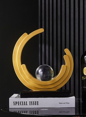 客厅摆件酒柜电视柜办公室装饰品轻奢风高级摆设大气上档次