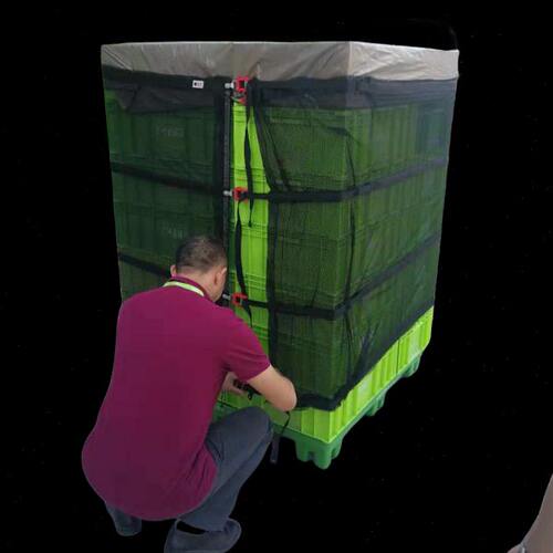 易拉网带 卡板物流货物捆绑 托盘栈板缠绕 网布替代塑料拉伸膜 - 图3