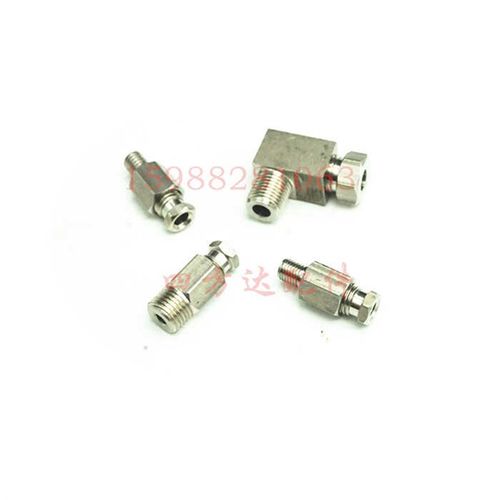 不锈钢卡套油嘴尼龙管不锈钢油管接头PDPL内卡直通弯M6M8M101/8-4 - 图3