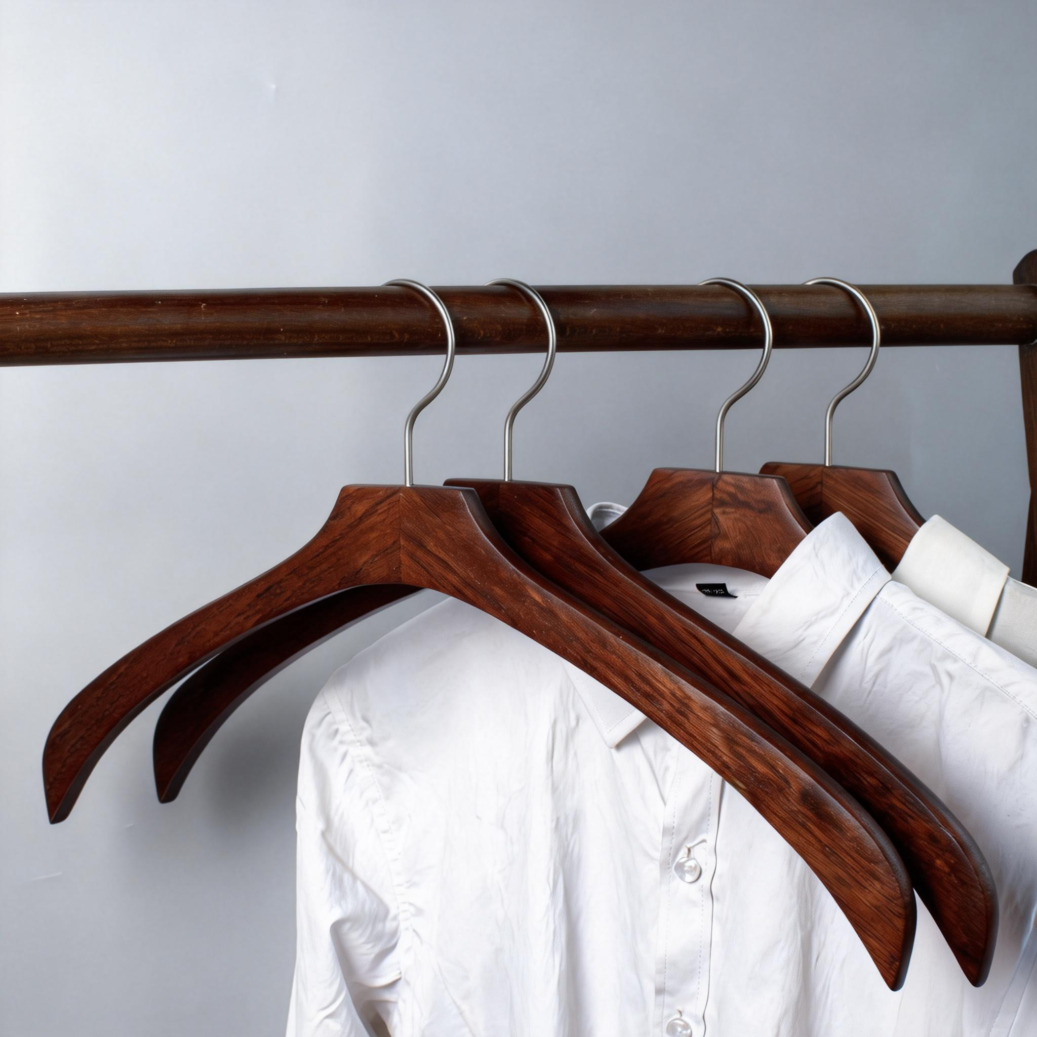 木质衣架家用挂衣无痕木头加厚防滑加宽服装店酒店衣架子衣柜撑子,淘宝优惠券,粉丝福利购,淘宝优惠卷