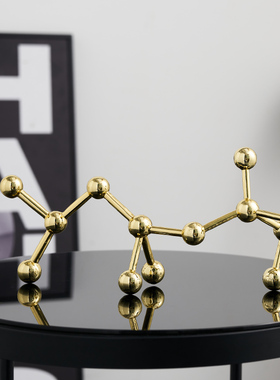 创意简约异形几何摆件轻奢高档家居客厅酒P柜办公室桌面装饰品