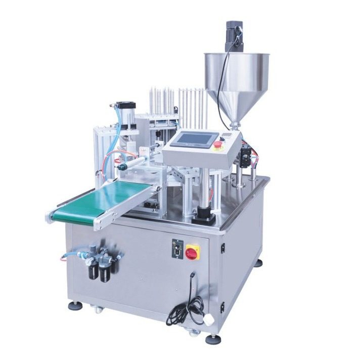 转盘式咖啡胶囊灌装封杯机 可可粉定量灌装机 奶茶粉自动灌装机,淘宝优惠券,粉丝福利购,淘宝优惠卷