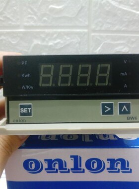 安龙ONLON 数显电能参数表 BW6-AV400AA5 功率/电流/电压