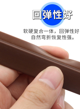 对开门缝隙平开衣柜门防灰尘密封条书房酒柜门边橱柜门防油烟防潮