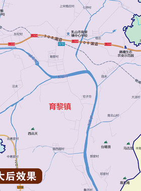2026新版乳山市地图区域打印高清电子图客厅办公室挂图地图定制