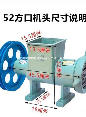 大型电动42/52/62号绞肉机碎鱼骨机绞碎鸡骨架养殖养狗绞糍粑辣椒