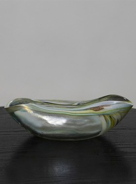 一枚橙 孤品进口j轻奢果盘板房售楼部客厅餐桌电视柜书柜层架摆件