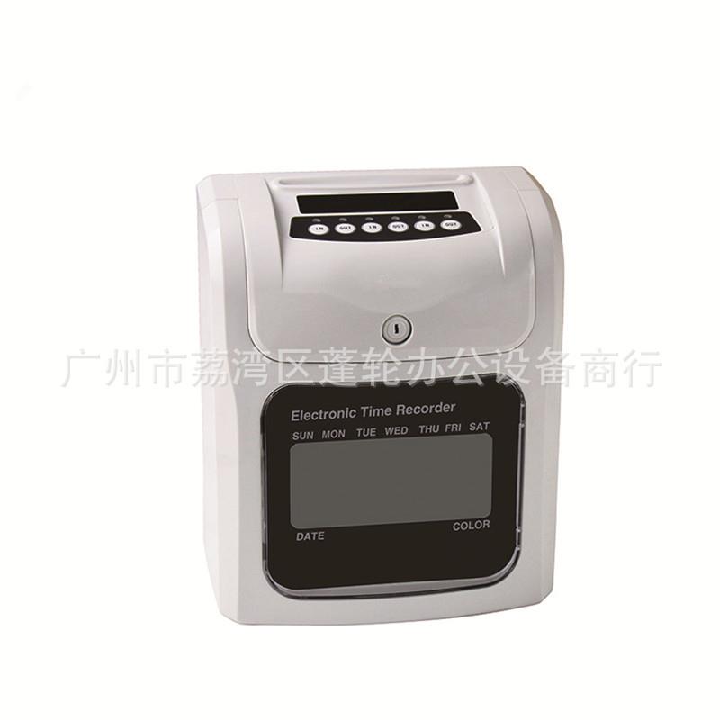 English version of foreign trade export paper card button attendance machine clock machine S-960 two-color printing LCD clock clock