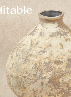 Hitable 盘古花器 陶瓷花瓶摆件客厅插花轻奢高级感陶罐餐桌创意