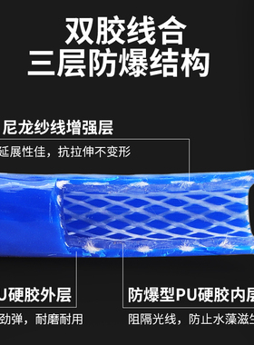 PU夹纱气动软管高压空压机打气泵弹簧管8mm气鼓汽管防爆汽修专用