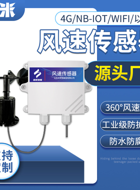 wifi风速风向传感器360户外防水气象风速仪4G风速变送器无线NB