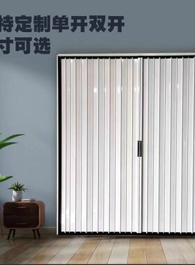 安友建材铝合金厨房折叠手动推拉伸缩门卫生间厕所隔断门