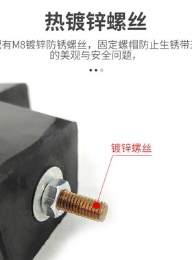 空调外机支架减震垫空气能压缩机防震脚垫隔音降噪多用型橡胶底座