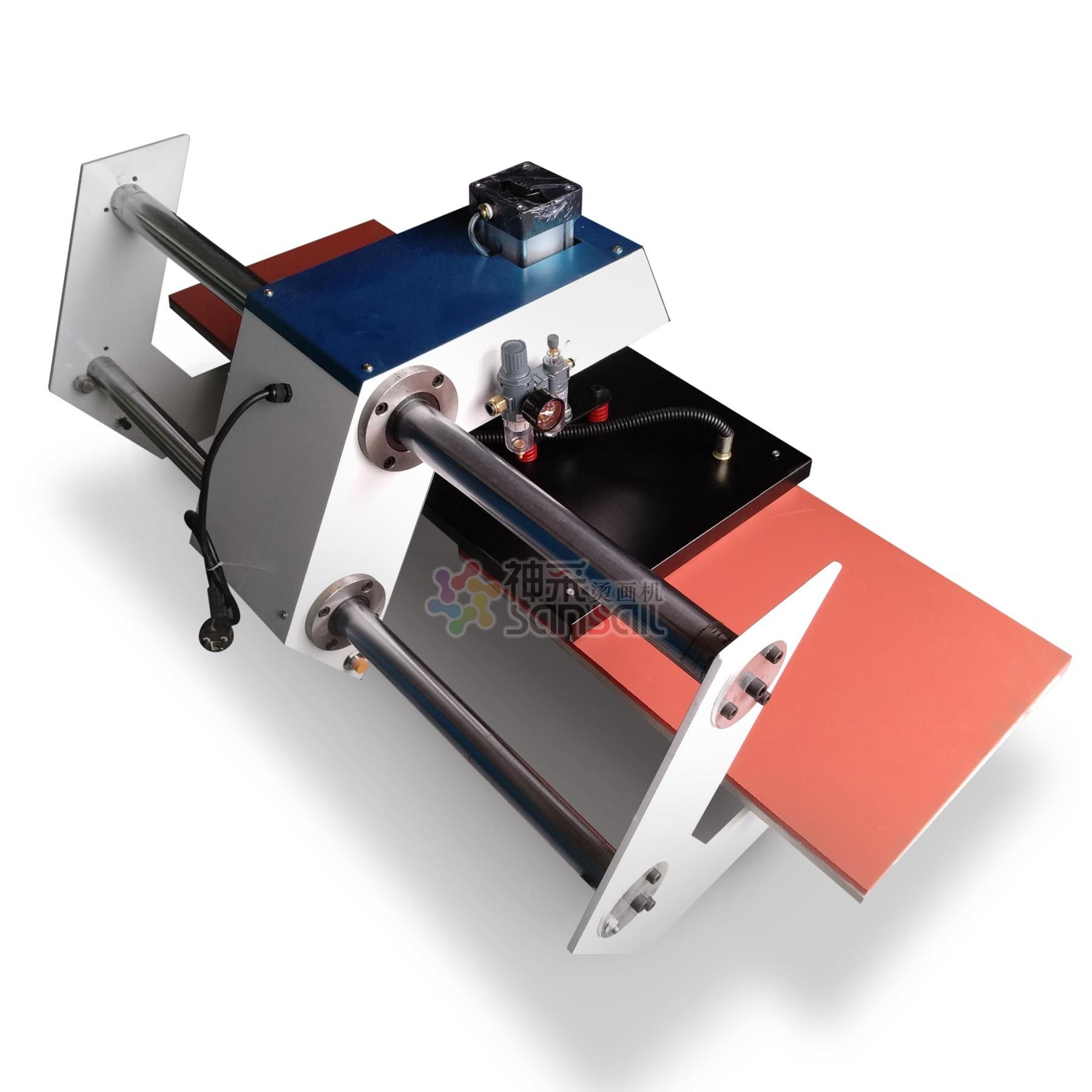神采40*60上滑式双工位气动热转印烫画机T恤个性转印烫钻服装印花,淘宝优惠券,粉丝福利购,淘宝优惠卷