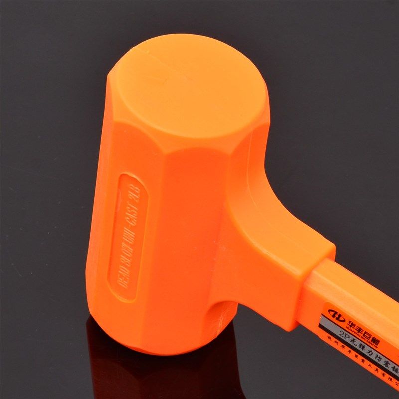 华丰巨箭1LB-2LB双色防震橡胶锤无弹力锤安装锤橡胶锤五金工具锤,淘宝优惠券,粉丝福利购,淘宝优惠卷