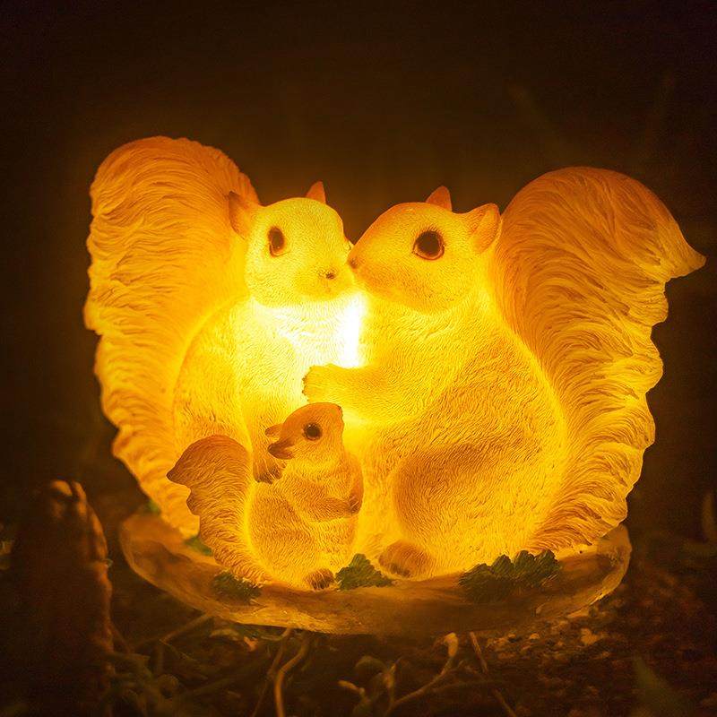 仿真发光小动物灯兔子灯熊猫灯松鼠灯猫头鹰大嘴鸟变色龙挂树灯,淘宝优惠券,粉丝福利购,淘宝优惠卷