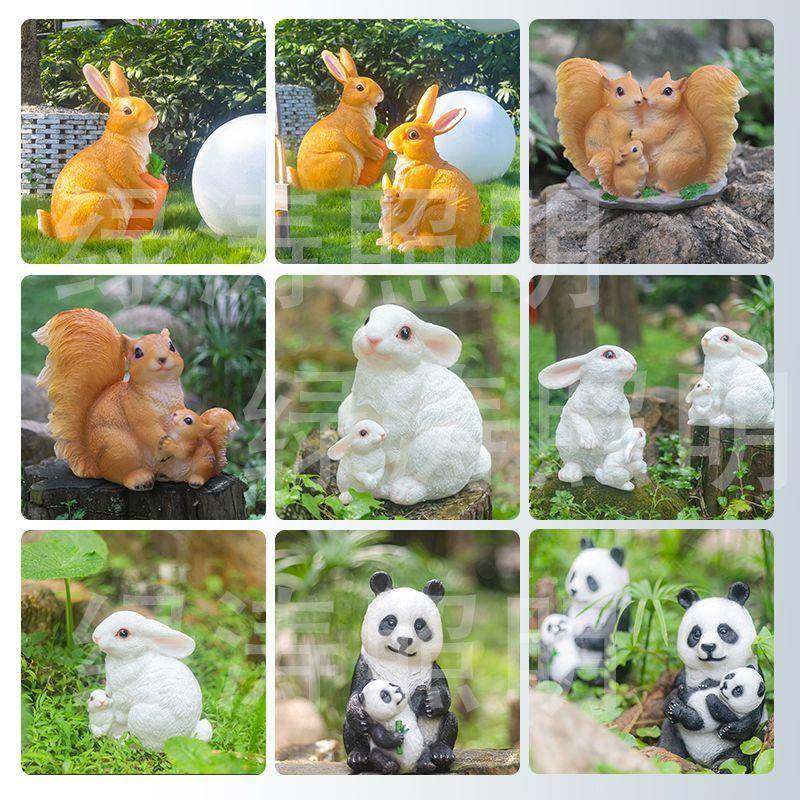 仿真发光小动物灯兔子灯熊猫灯松鼠灯猫头鹰大嘴鸟变色龙挂树灯,淘宝优惠券,粉丝福利购,淘宝优惠卷