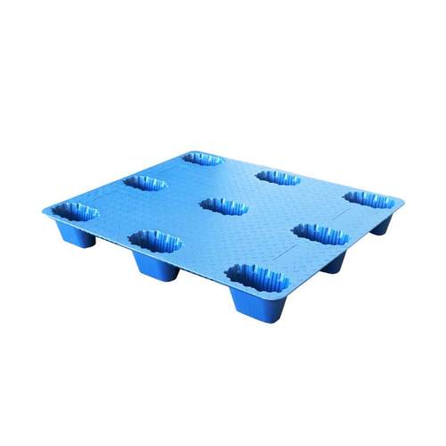 塑料托盘工业仓库卡板九脚塑胶单面叉车平面仓储叉车托托盘 - 图3