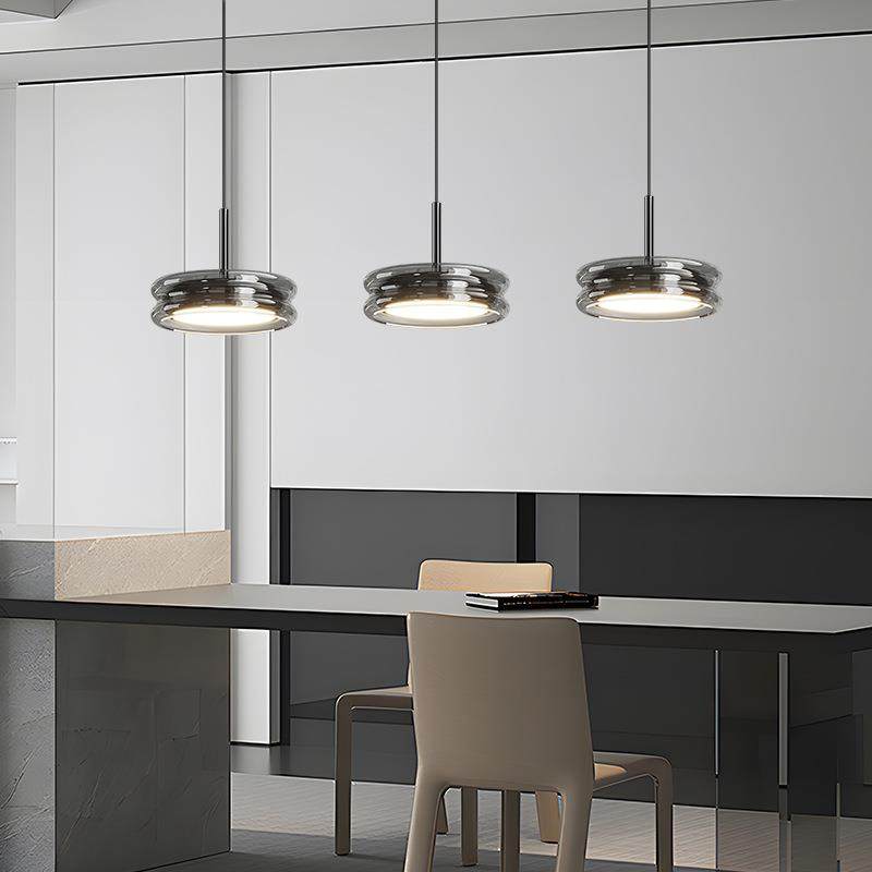 现代简约意式极简餐桌灯具设计师高级感中古饭厅吧台灯三头餐厅灯,淘宝优惠券,粉丝福利购,淘宝优惠卷