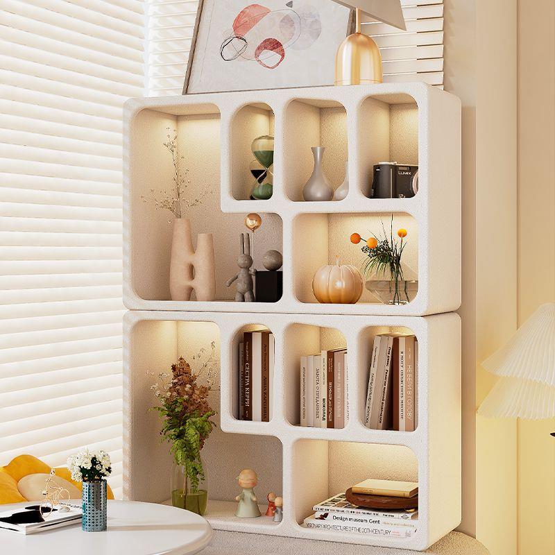 飘窗收纳窗台空间利用小书架书桌立柜储物置物架床头奶油风小柜子 - 图0
